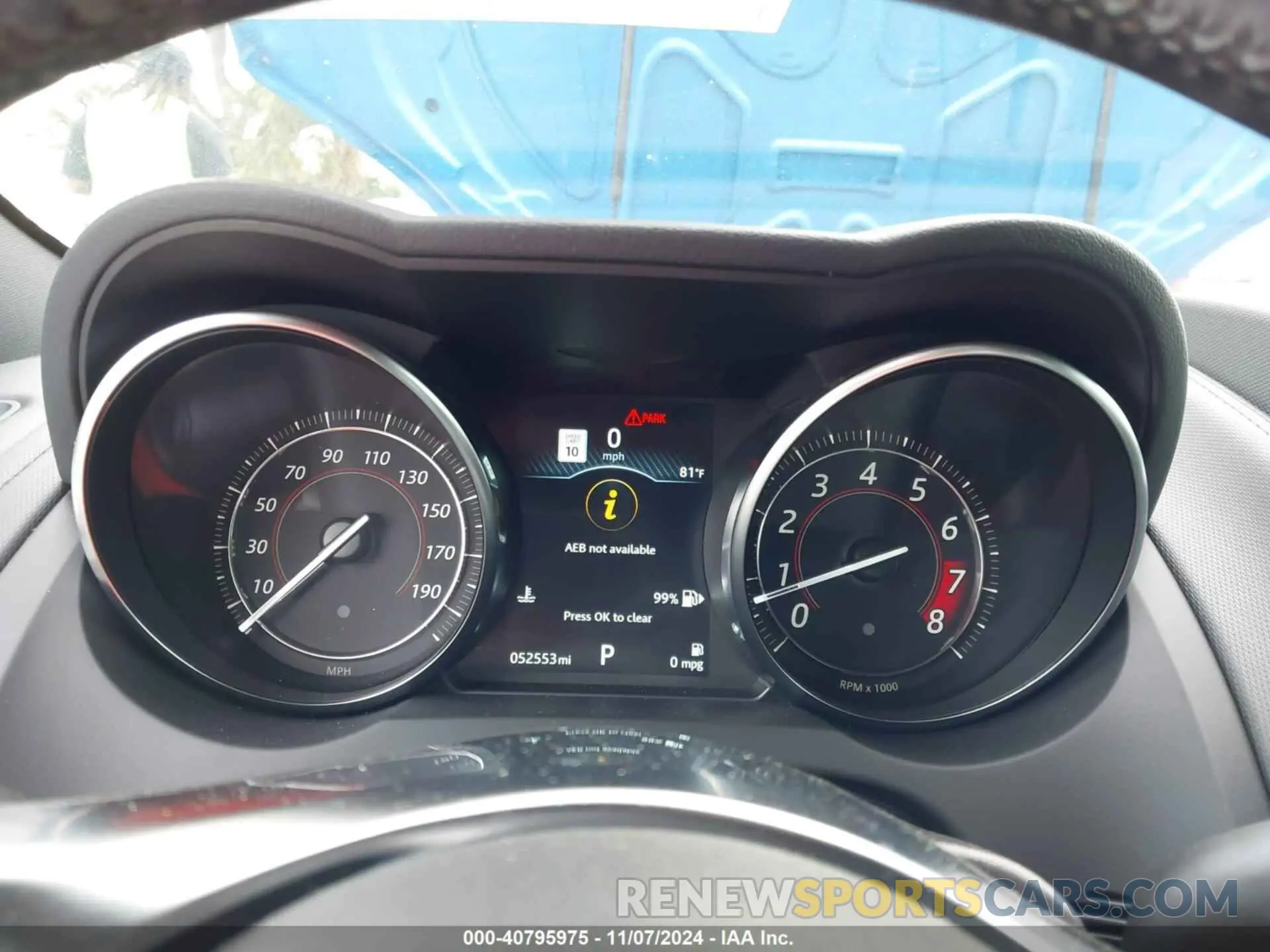 7 Фотография поврежденного автомобиля SAJDD1EV6KCK61037 JAGUAR F-TYPE 2019