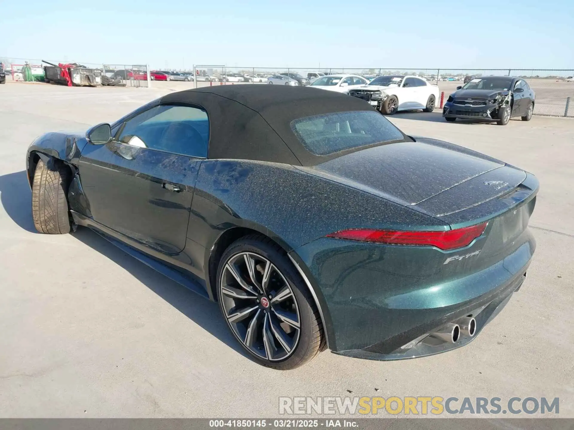 3 Фотография поврежденного автомобиля SAJD55FEXMCK72726 JAGUAR F-TYPE 2021