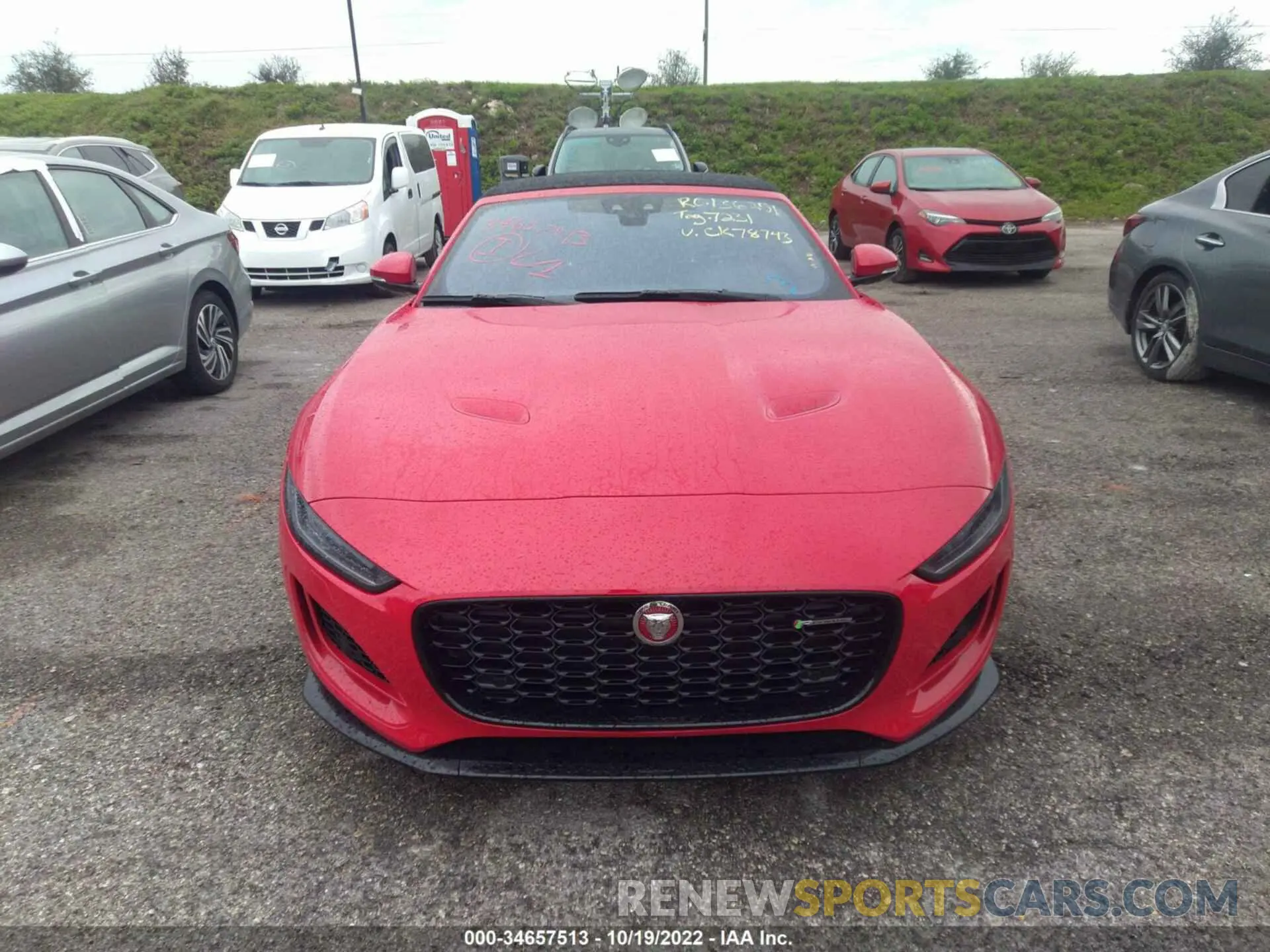 6 Photograph of a damaged car SAJD85EE4NCK78743 JAGUAR F-TYPE 2022