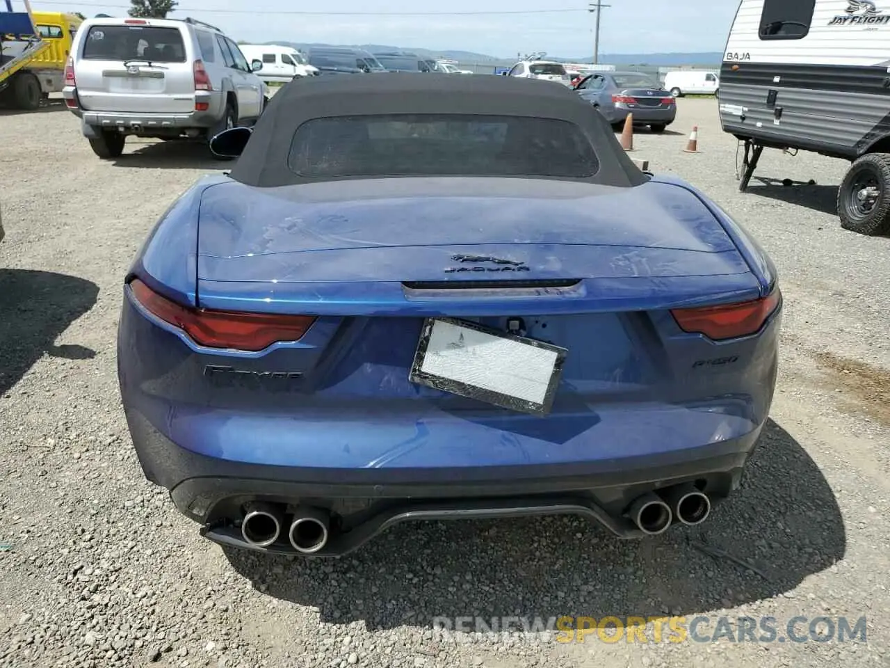 6 Photograph of a damaged car SAJDD5EE1PCK82697 JAGUAR F-TYPE 2023