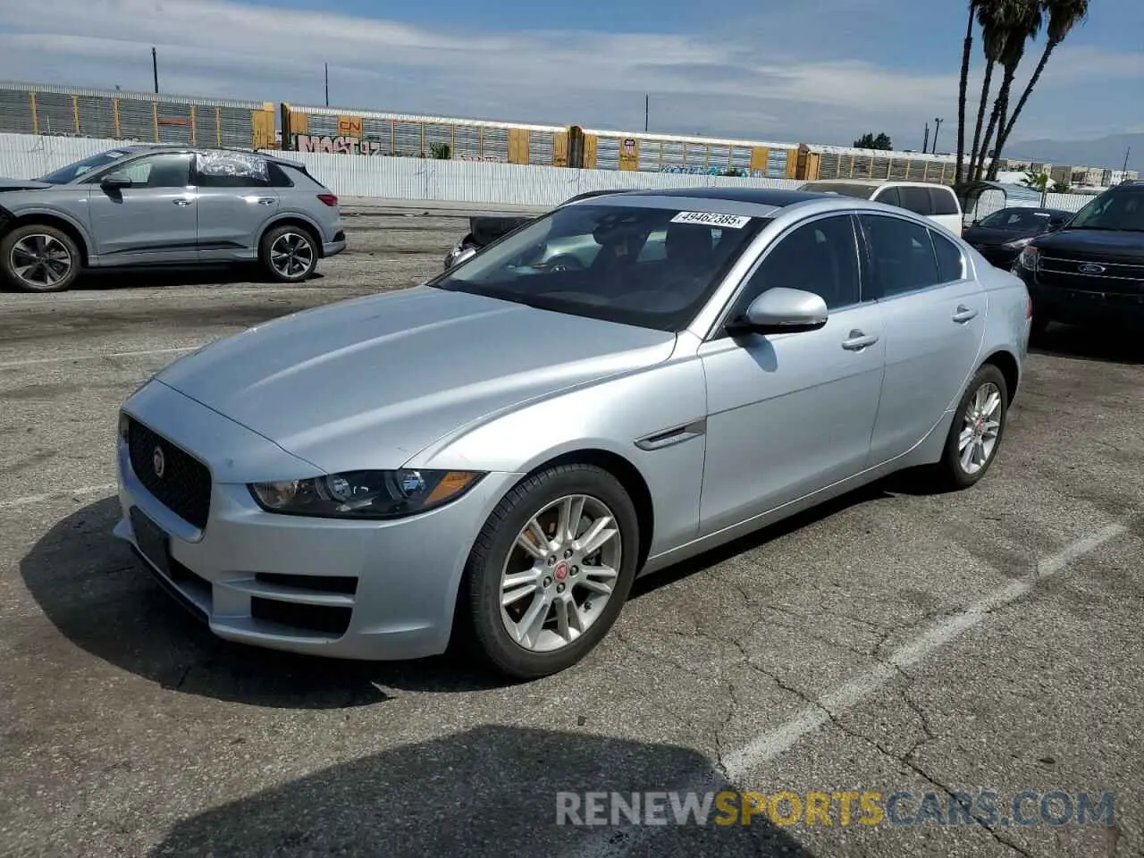 1 Photograph of a damaged car SAJAD4FX4KCP46524 JAGUAR XE 2019