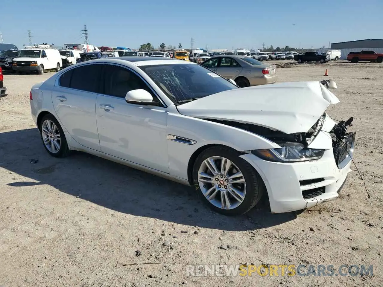 4 Photograph of a damaged car SAJAD4FX9KCP49404 JAGUAR XE 2019