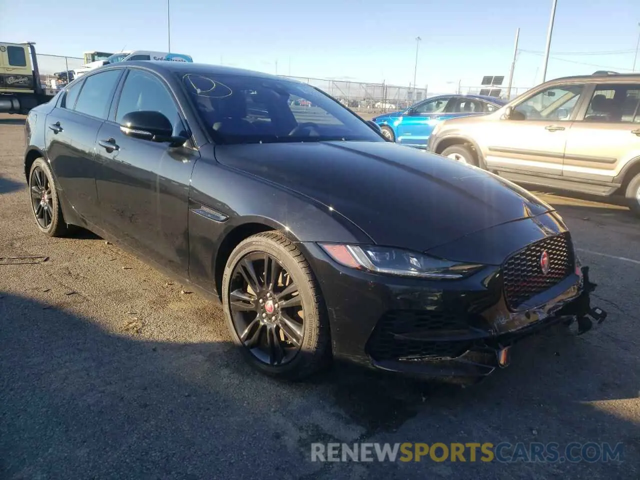1 Photograph of a damaged car SAJAJ4FX3LCP63213 JAGUAR XE 2020