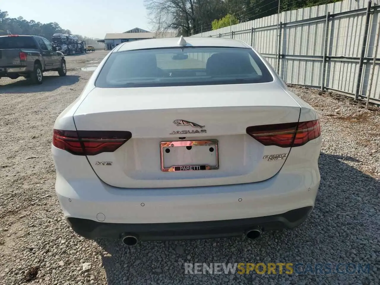 6 Фотография поврежденного автомобиля SAJAJ4FX5LCP65058 JAGUAR XE 2020