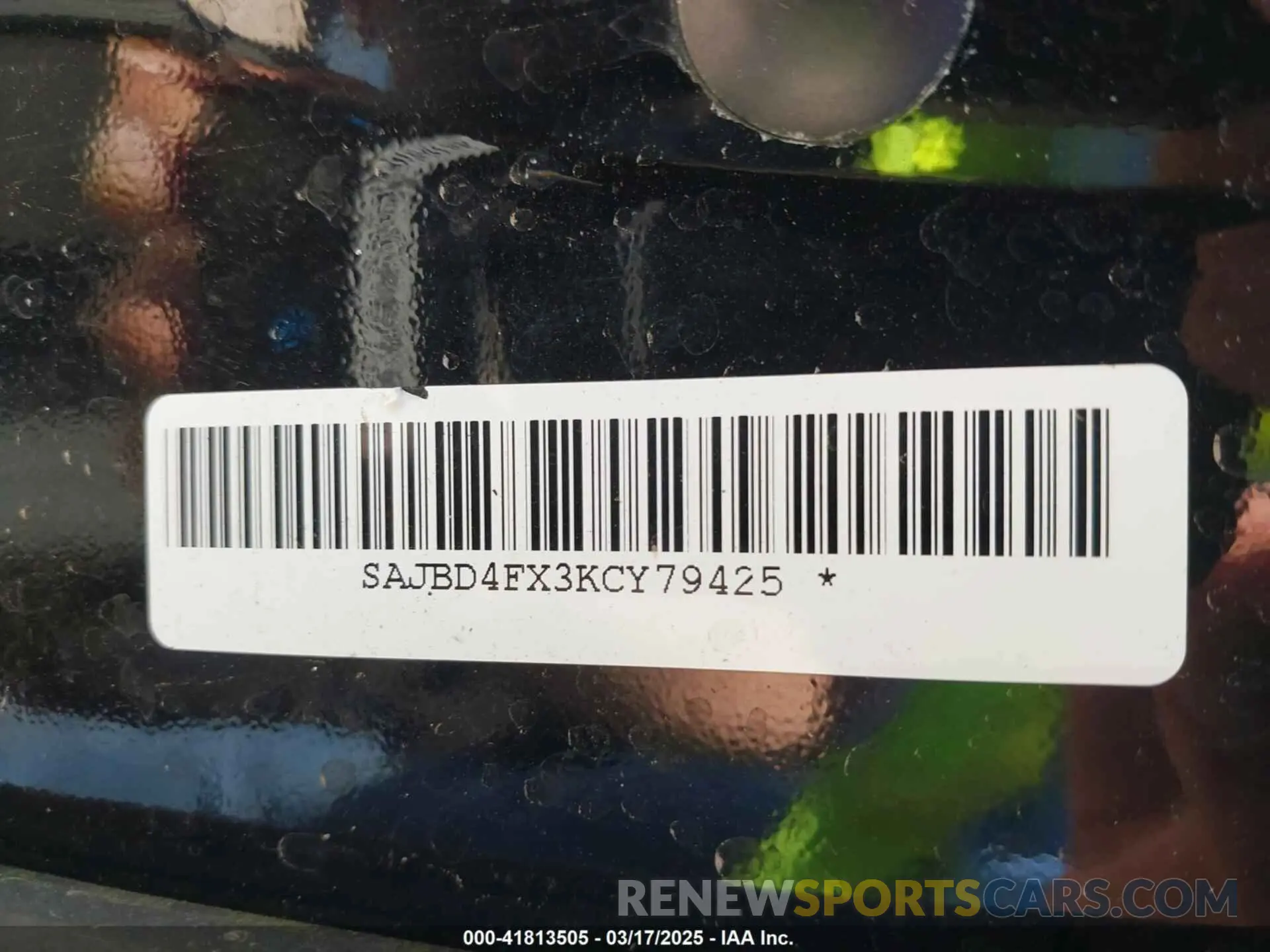 9 Photograph of a damaged car SAJBD4FX3KCY79425 JAGUAR XF 2019
