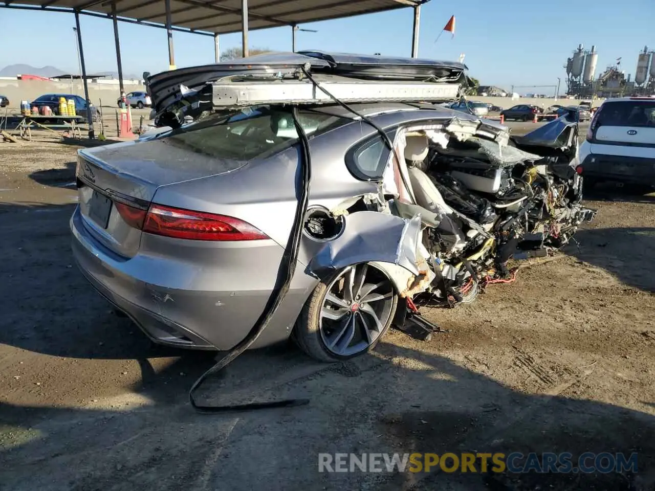 3 Photograph of a damaged car SAJBG4FX2MCY87848 JAGUAR XF 2021