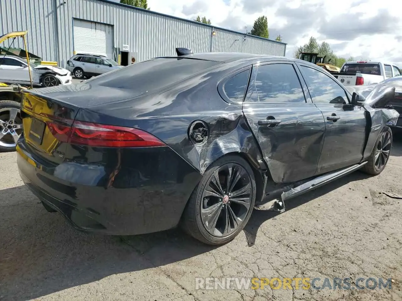 3 Фотография поврежденного автомобиля SAJBL4GX0MCY89348 JAGUAR XF 2021