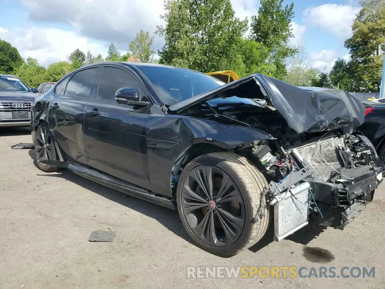 4 Фотография поврежденного автомобиля SAJBL4GX0MCY89348 JAGUAR XF 2021