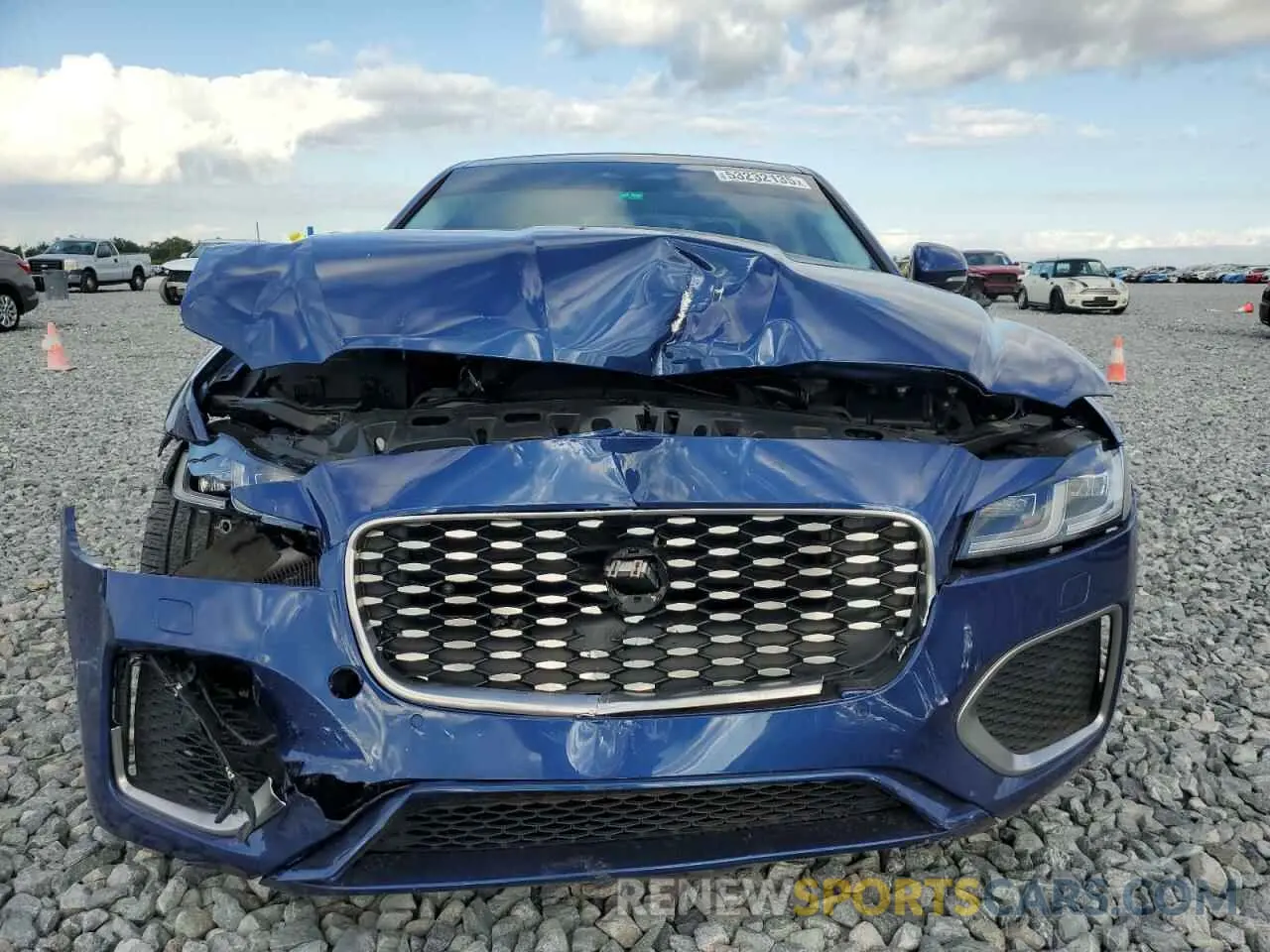 5 Фотография поврежденного автомобиля SAJBG4FX3NCY91294 JAGUAR XF 2022