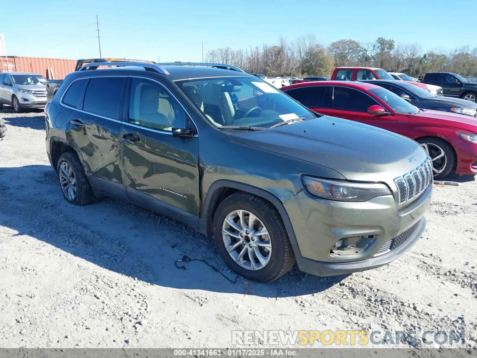 1 Photograph of a damaged car 1C4PJLCX1KD120603 JEEP CHEROKEE 2019