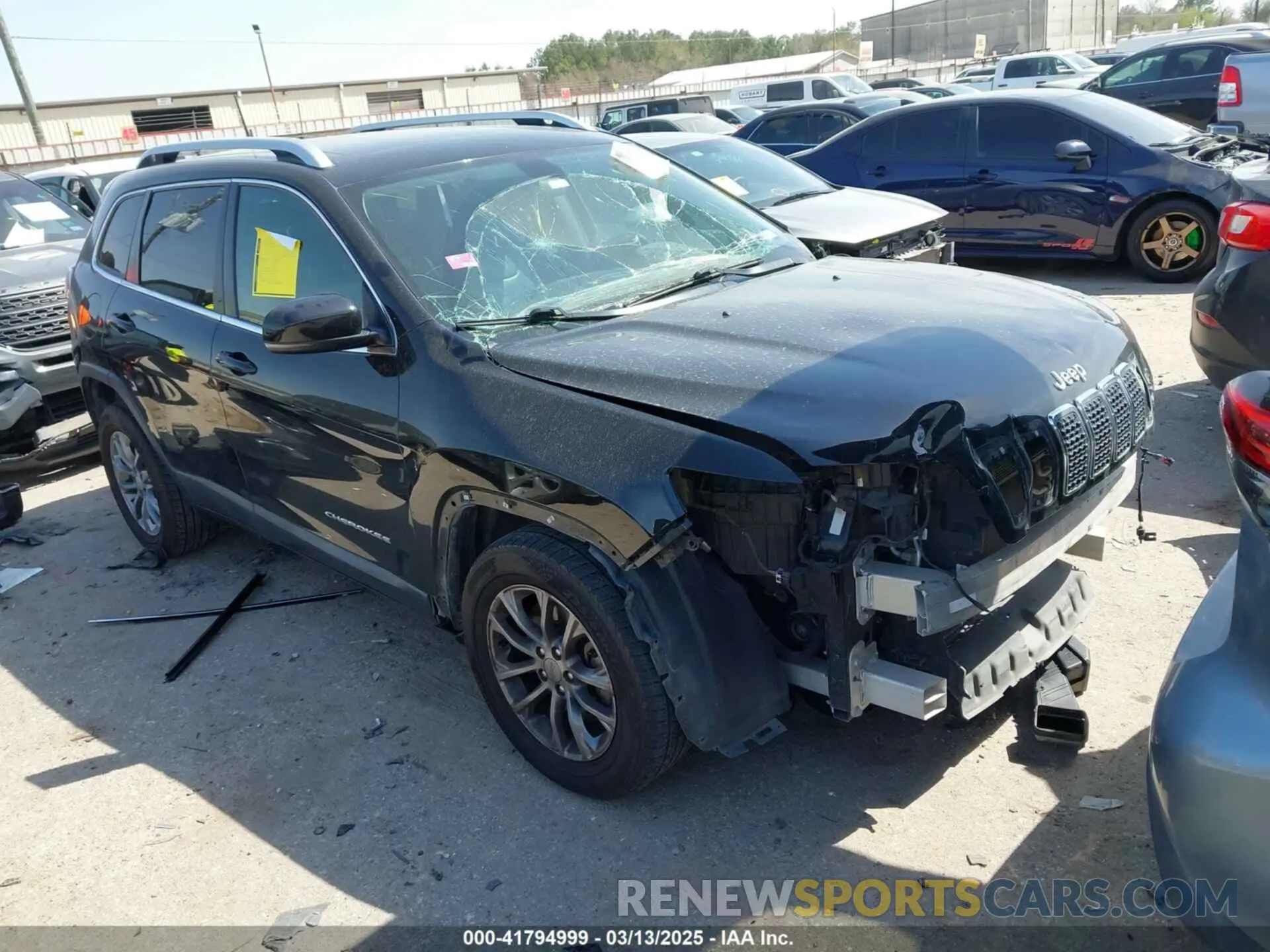 1 Photograph of a damaged car 1C4PJLLB0KD358852 JEEP CHEROKEE 2019