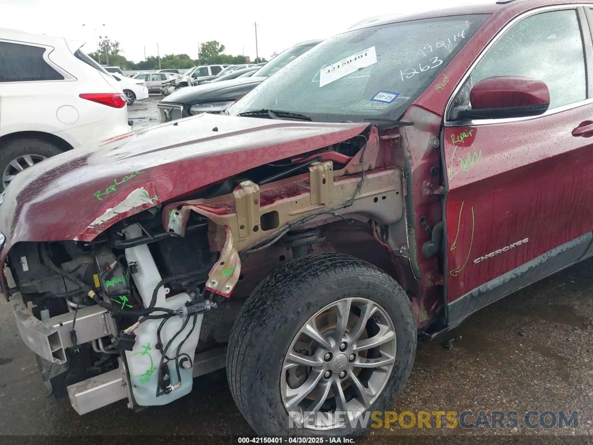 6 Photograph of a damaged car 1C4PJLLB3KD327000 JEEP CHEROKEE 2019
