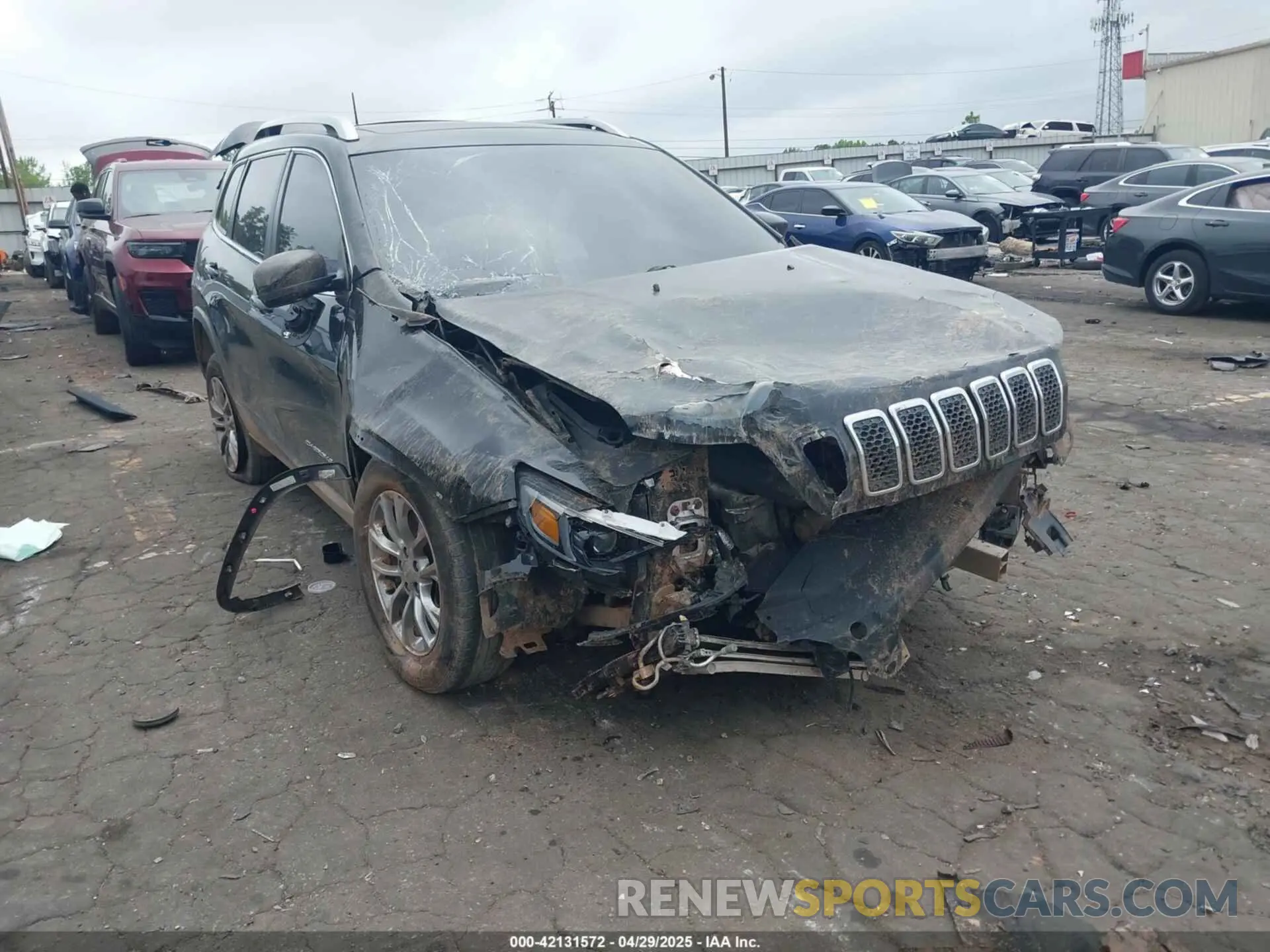 1 Фотография поврежденного автомобиля 1C4PJLLB7KD482634 JEEP CHEROKEE 2019