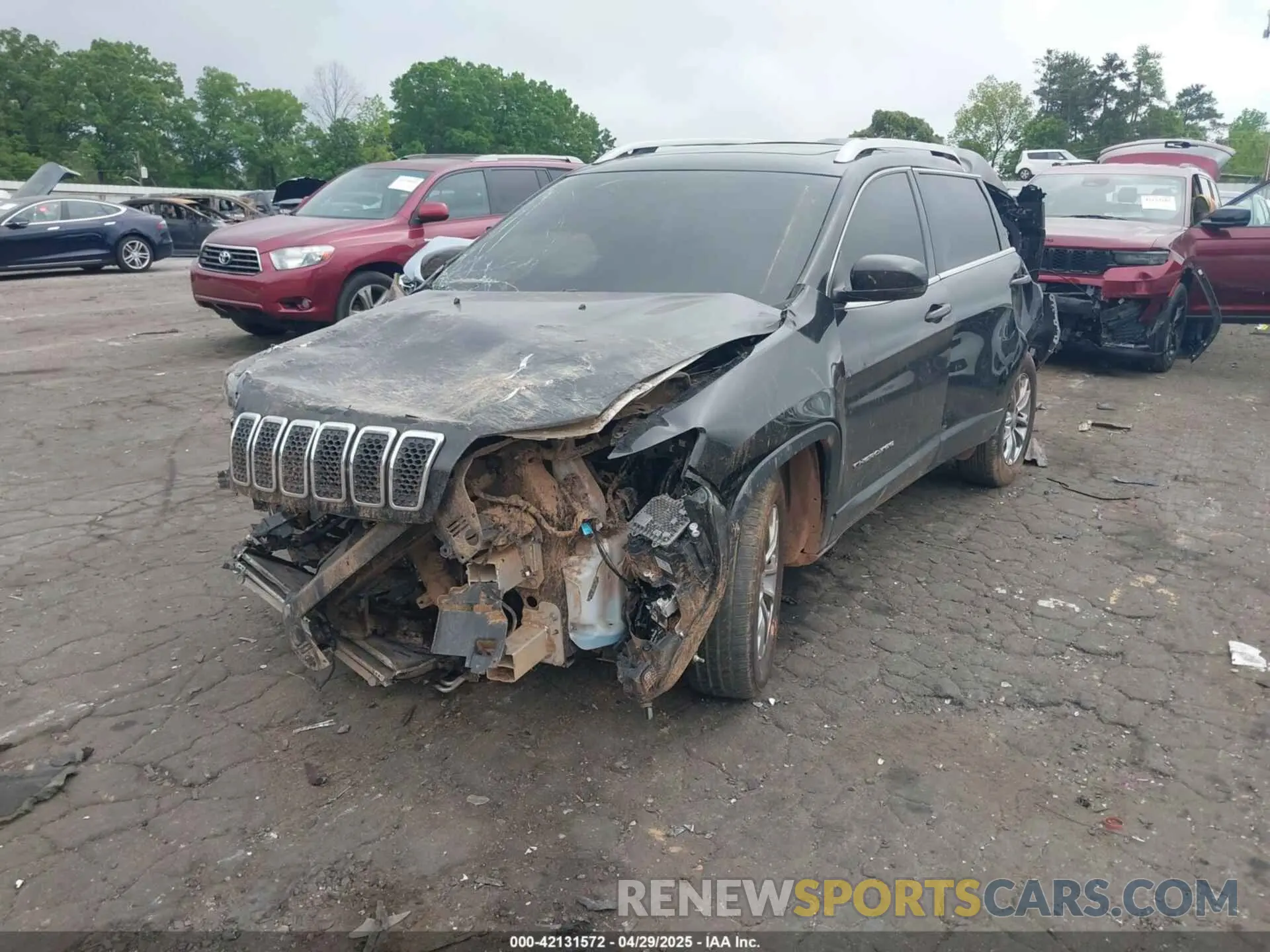 2 Фотография поврежденного автомобиля 1C4PJLLB7KD482634 JEEP CHEROKEE 2019