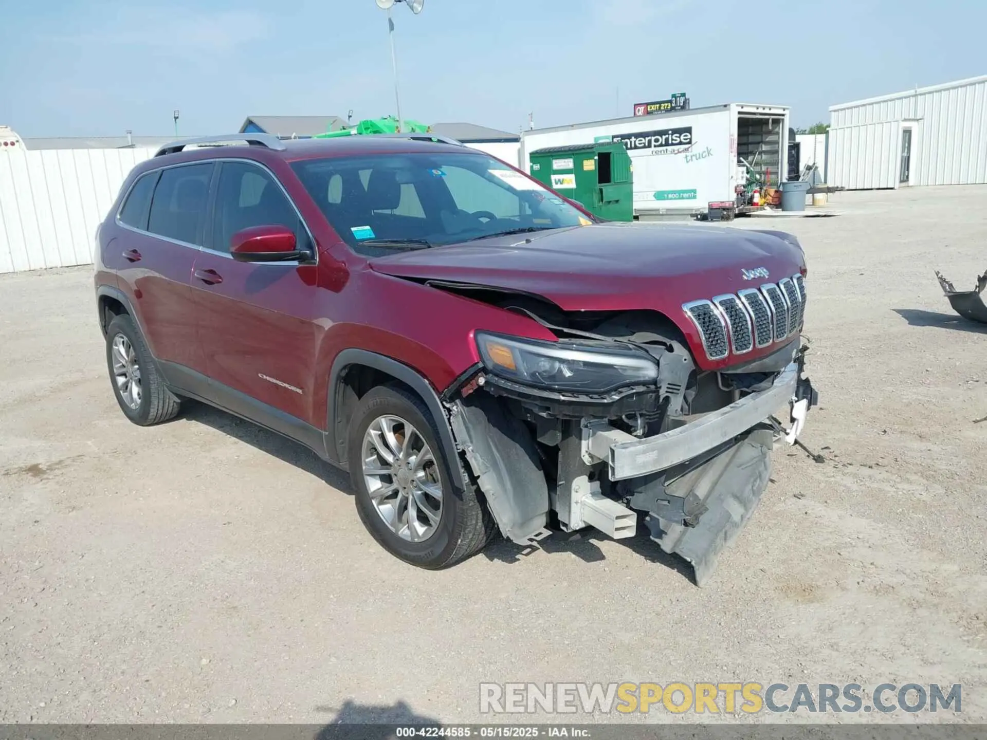 1 Photograph of a damaged car 1C4PJLLBXKD176673 JEEP CHEROKEE 2019