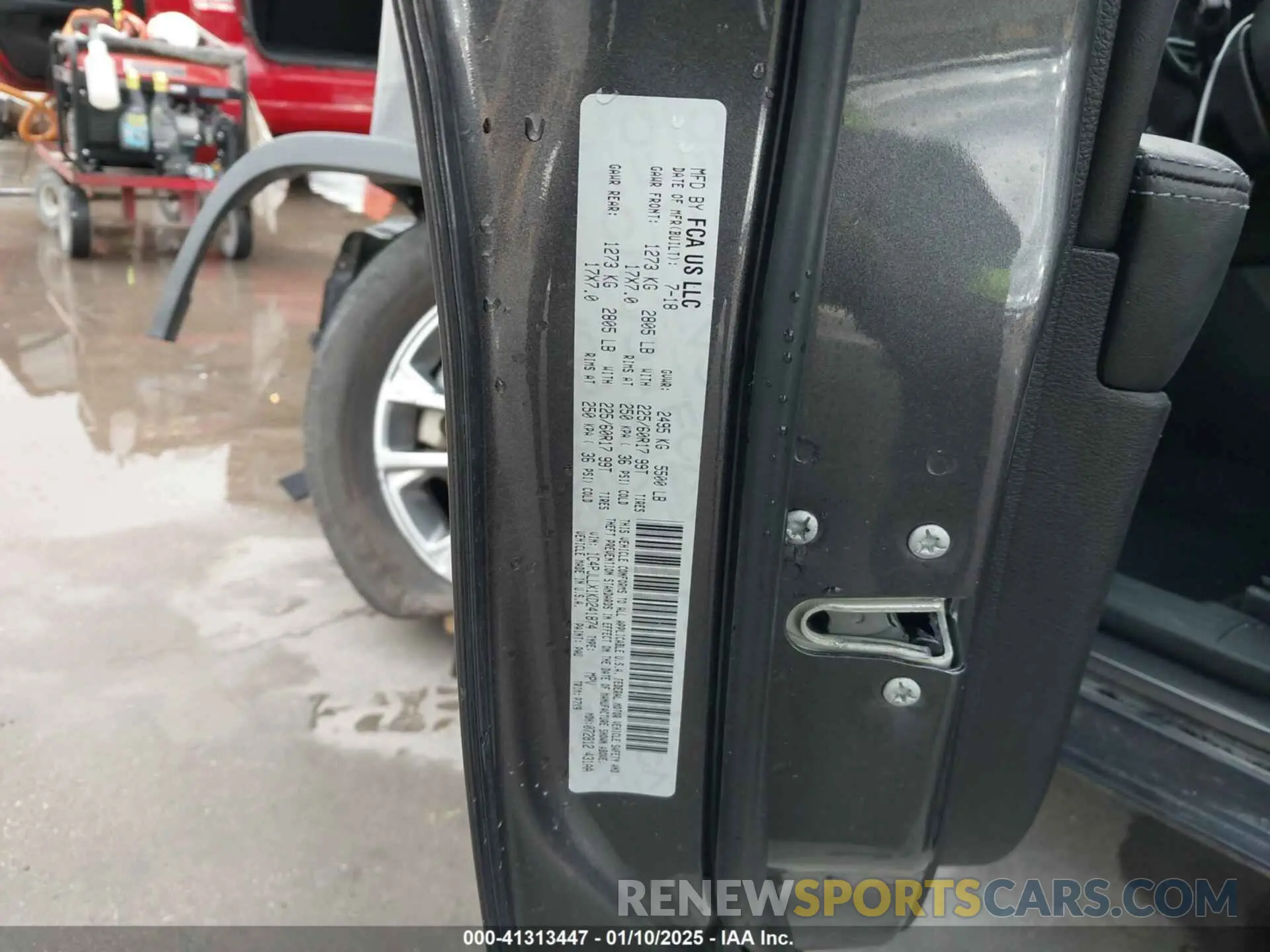 9 Фотография поврежденного автомобиля 1C4PJLLX1KD241874 JEEP CHEROKEE 2019