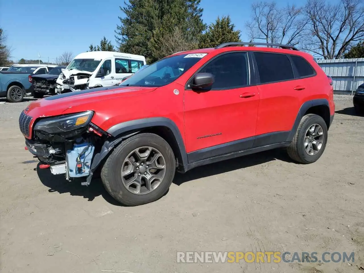 1 Photograph of a damaged car 1C4PJMBX4KD131120 JEEP CHEROKEE 2019