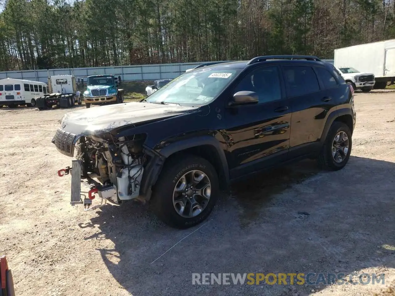1 Photograph of a damaged car 1C4PJMBX4KD375155 JEEP CHEROKEE 2019