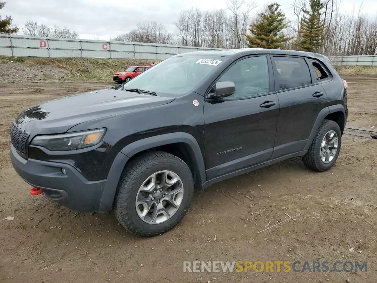 1 Photograph of a damaged car 1C4PJMBX7KD341534 JEEP CHEROKEE 2019