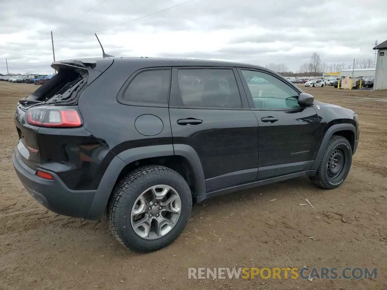 3 Photograph of a damaged car 1C4PJMBX7KD341534 JEEP CHEROKEE 2019