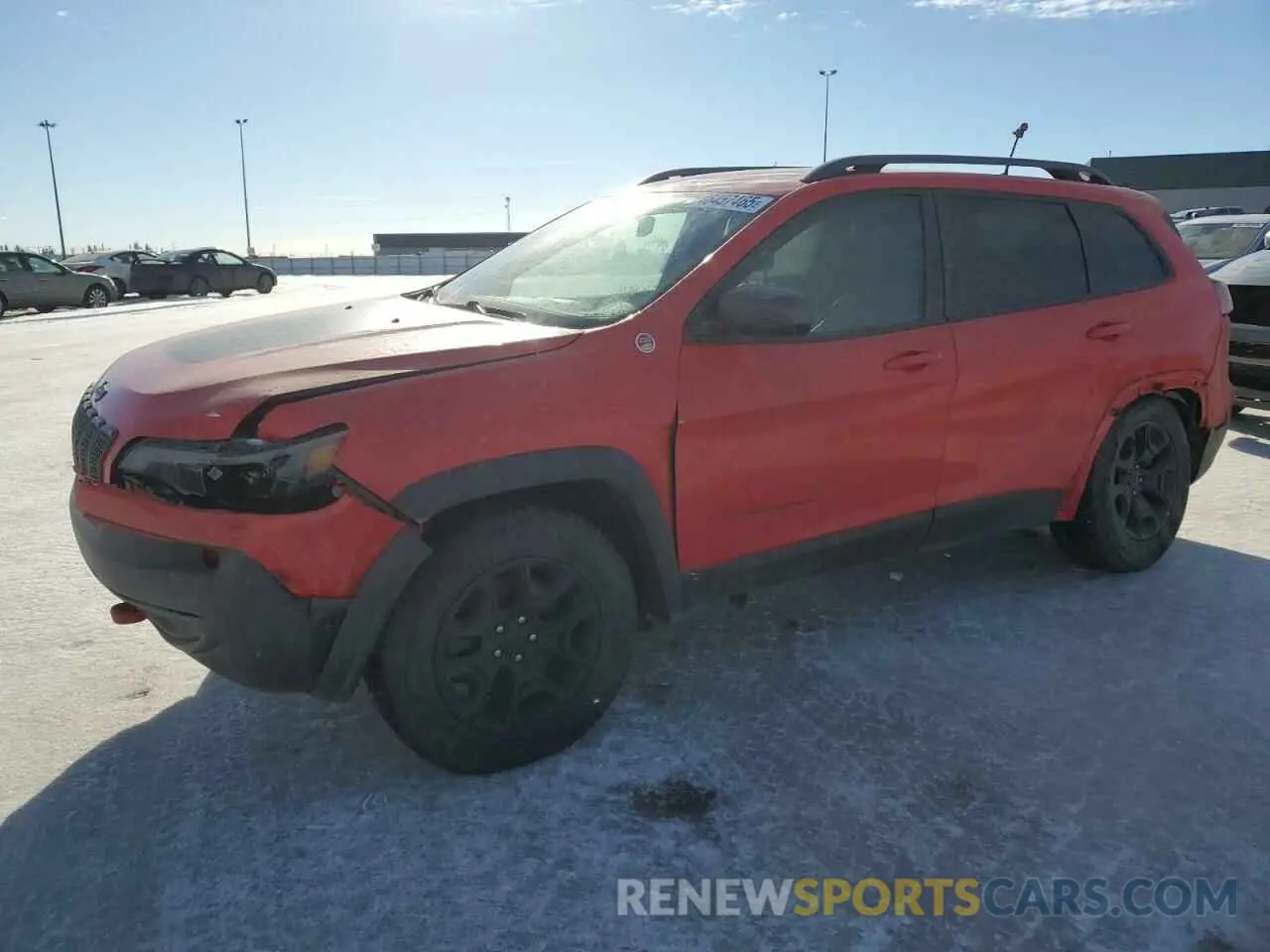1 Photograph of a damaged car 1C4PJMBX7KD361816 JEEP CHEROKEE 2019