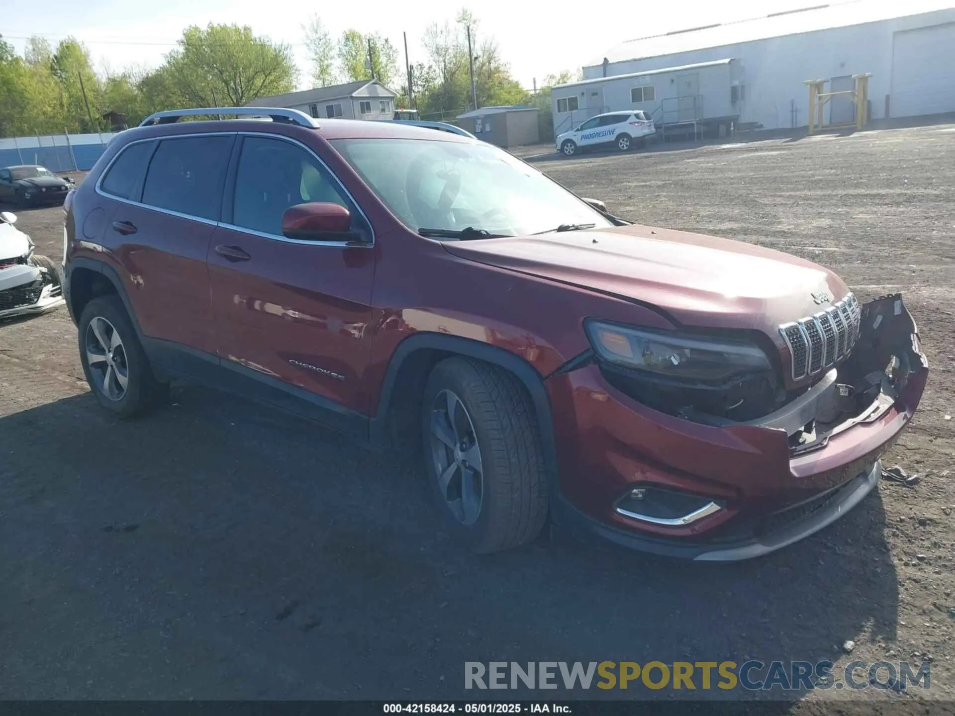 1 Photograph of a damaged car 1C4PJMDN0KD299607 JEEP CHEROKEE 2019