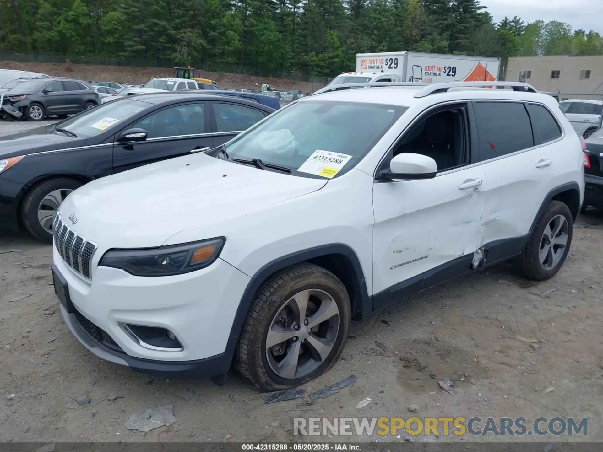 2 Photograph of a damaged car 1C4PJMDN1KD251257 JEEP CHEROKEE 2019