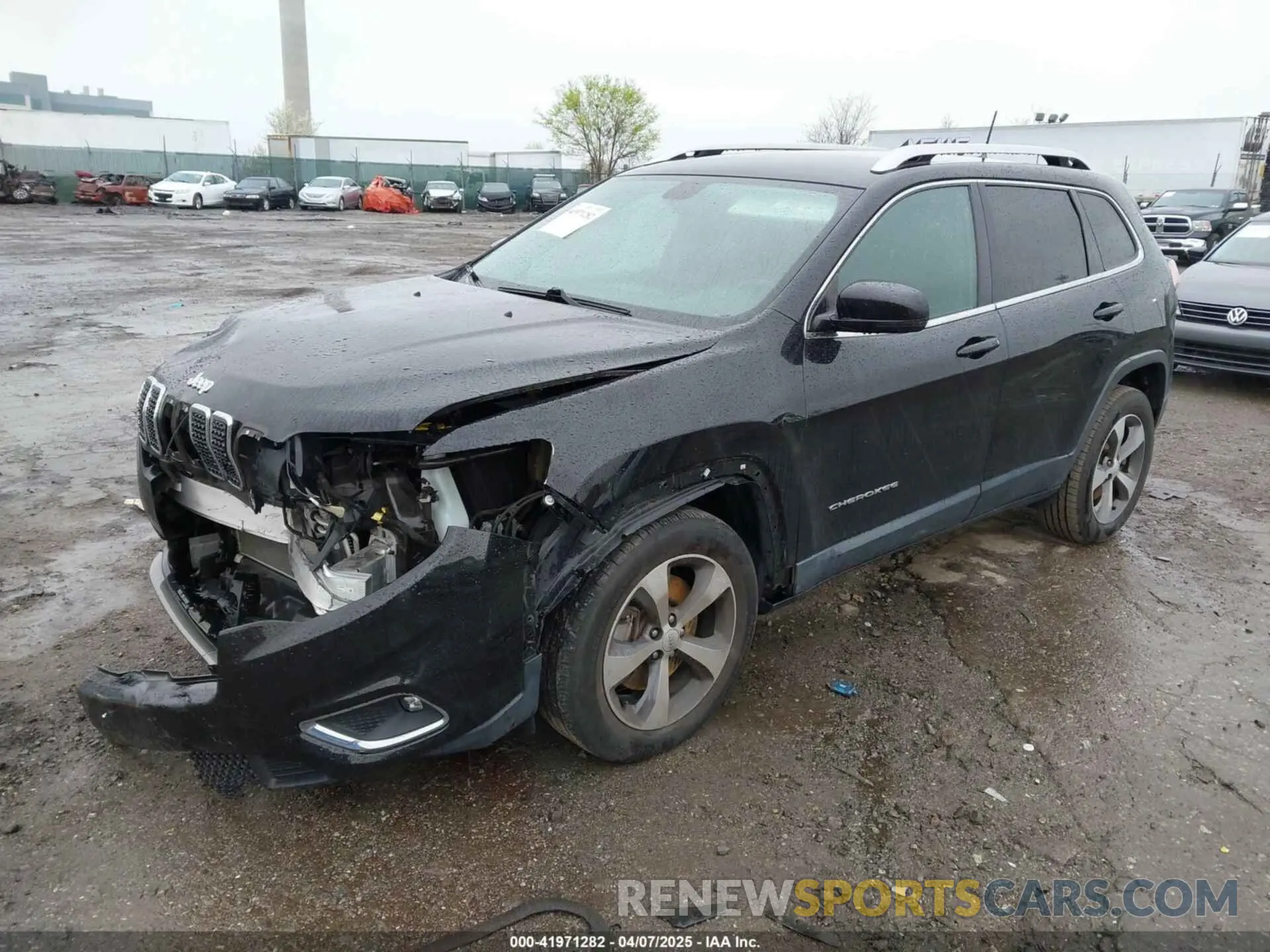2 Photograph of a damaged car 1C4PJMDX4KD251190 JEEP CHEROKEE 2019