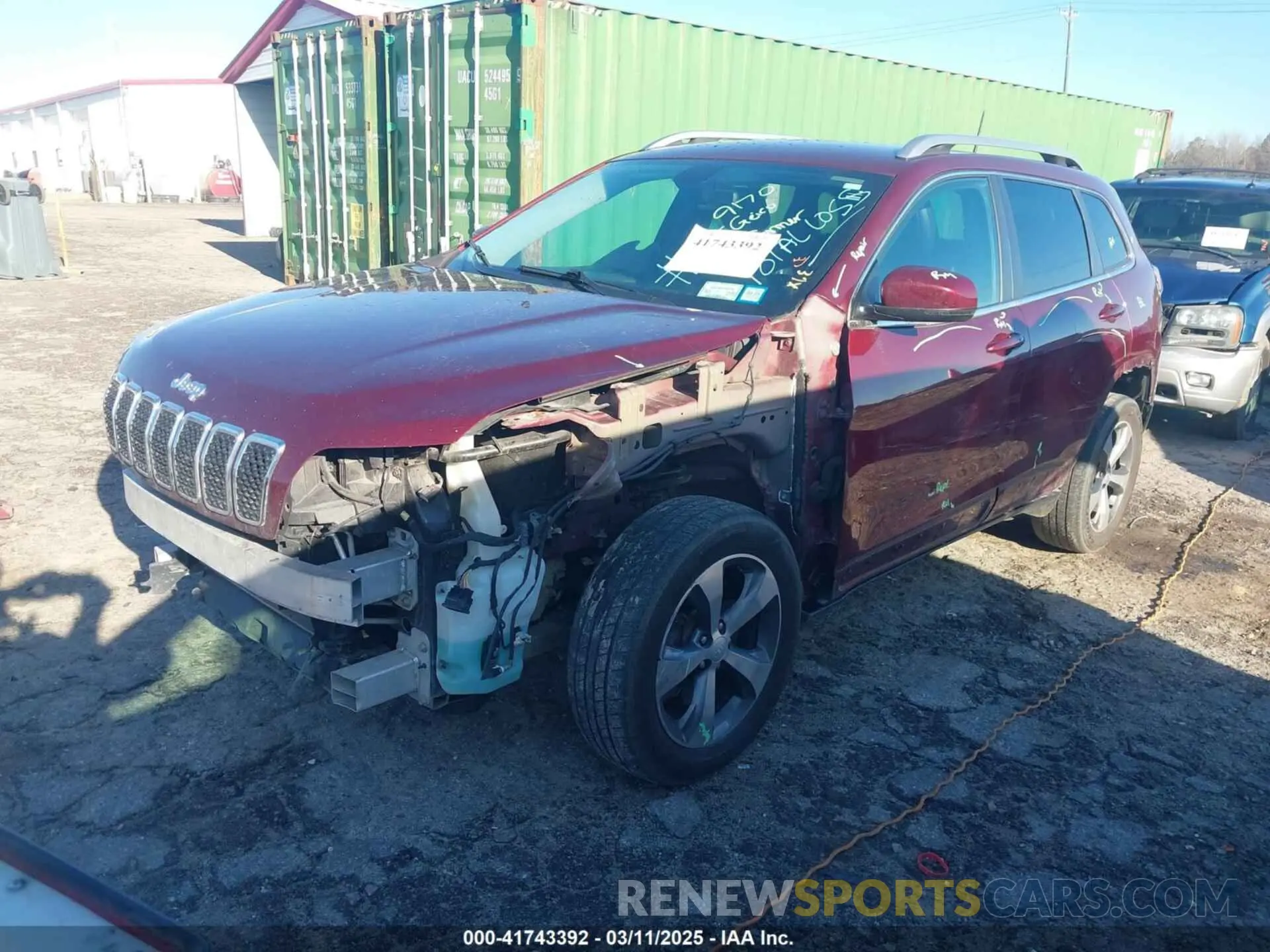 2 Фотография поврежденного автомобиля 1C4PJMDX8KD441154 JEEP CHEROKEE 2019