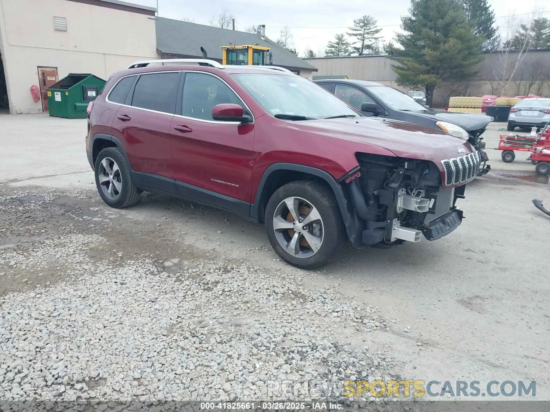 1 Photograph of a damaged car 1C4PJMDX9KD445388 JEEP CHEROKEE 2019