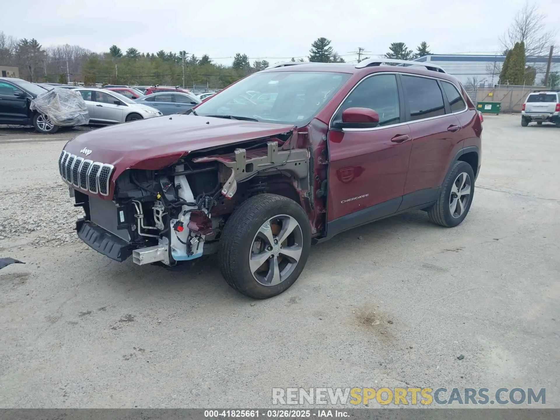 2 Photograph of a damaged car 1C4PJMDX9KD445388 JEEP CHEROKEE 2019