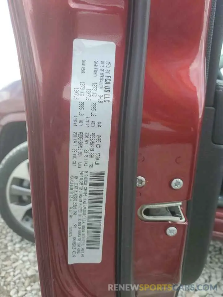 14 Photograph of a damaged car 1C4PJMJX2KD115905 JEEP CHEROKEE 2019