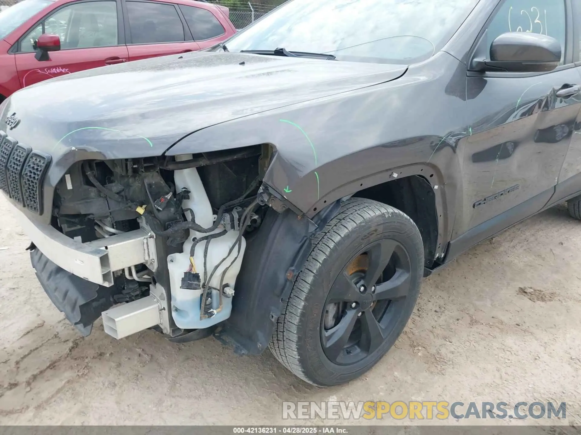 17 Photograph of a damaged car 1C4PJMLB1KD320682 JEEP CHEROKEE 2019
