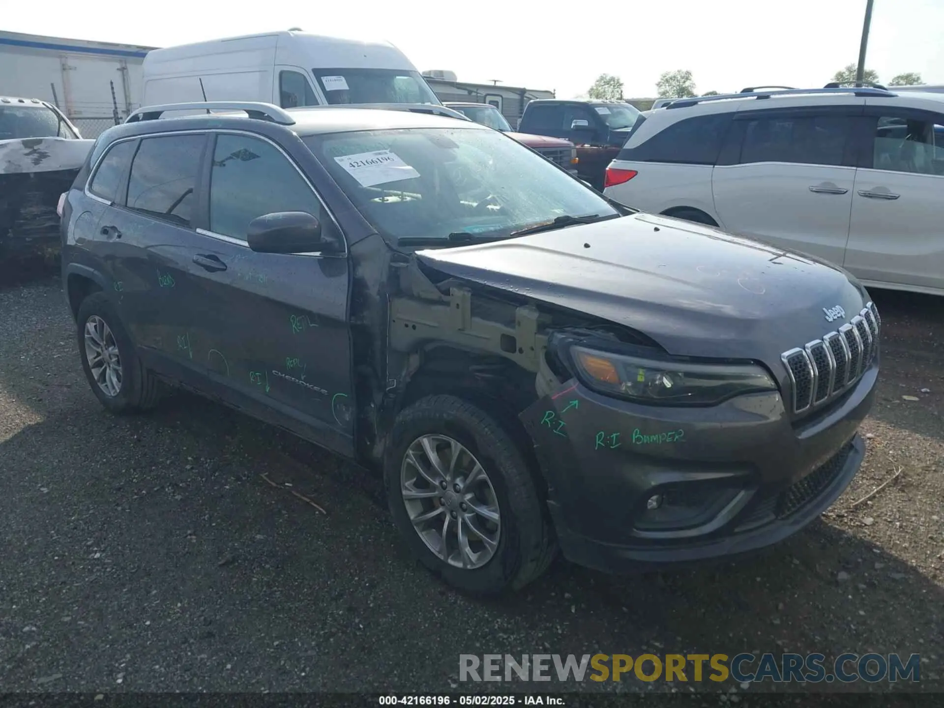 1 Photograph of a damaged car 1C4PJMLB8KD208039 JEEP CHEROKEE 2019