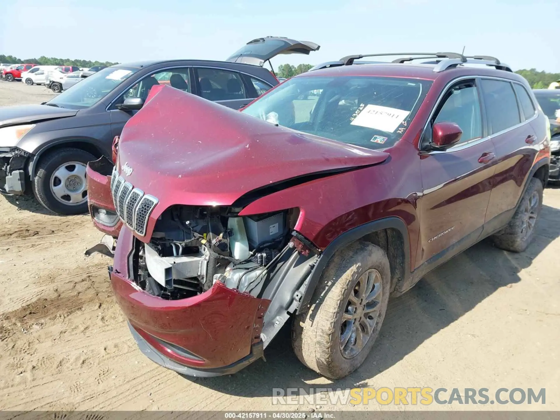 2 Фотография поврежденного автомобиля 1C4PJMLX7KD252805 JEEP CHEROKEE 2019
