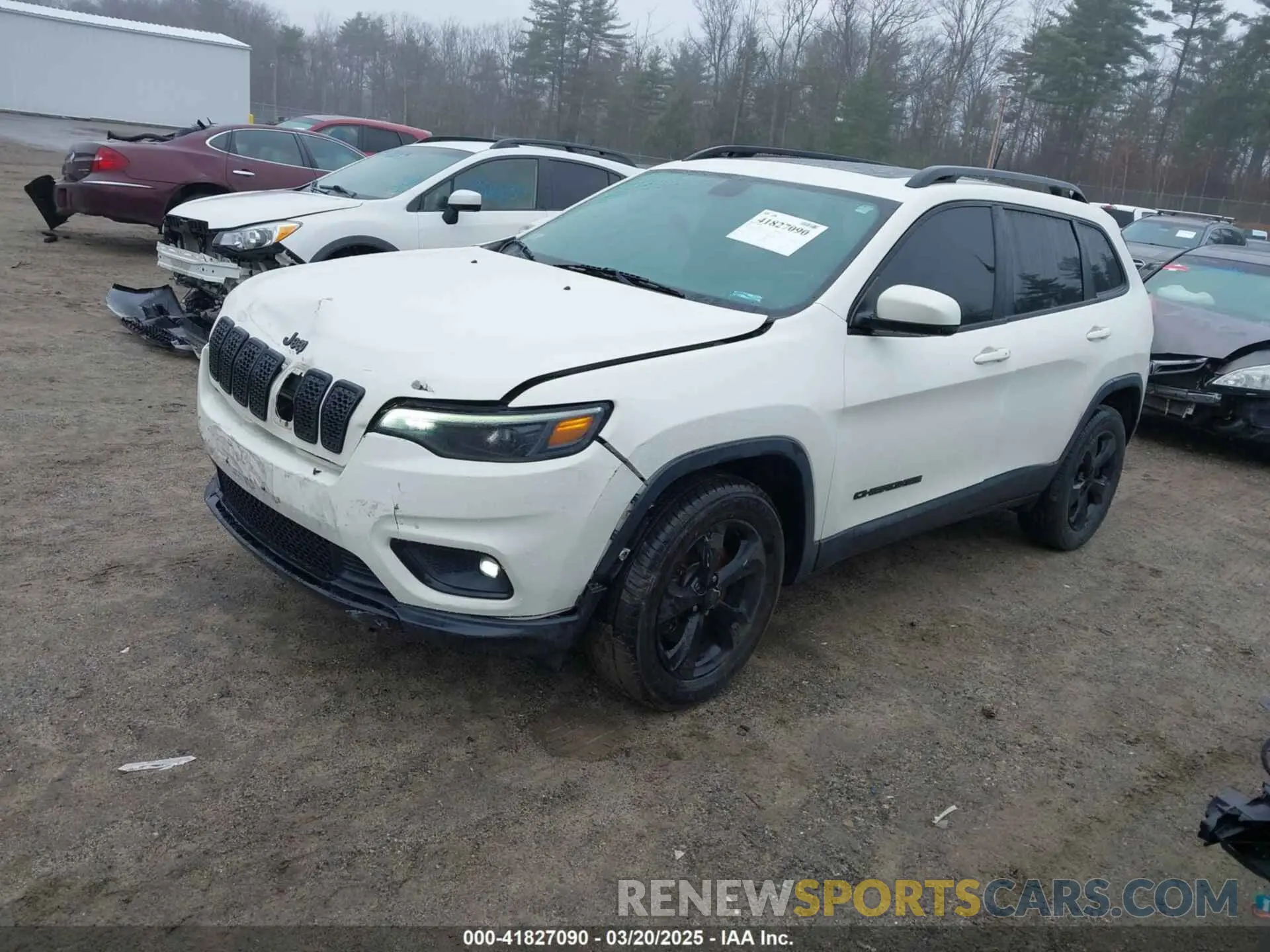 2 Photograph of a damaged car 1C4PJMLXXKD311619 JEEP CHEROKEE 2019