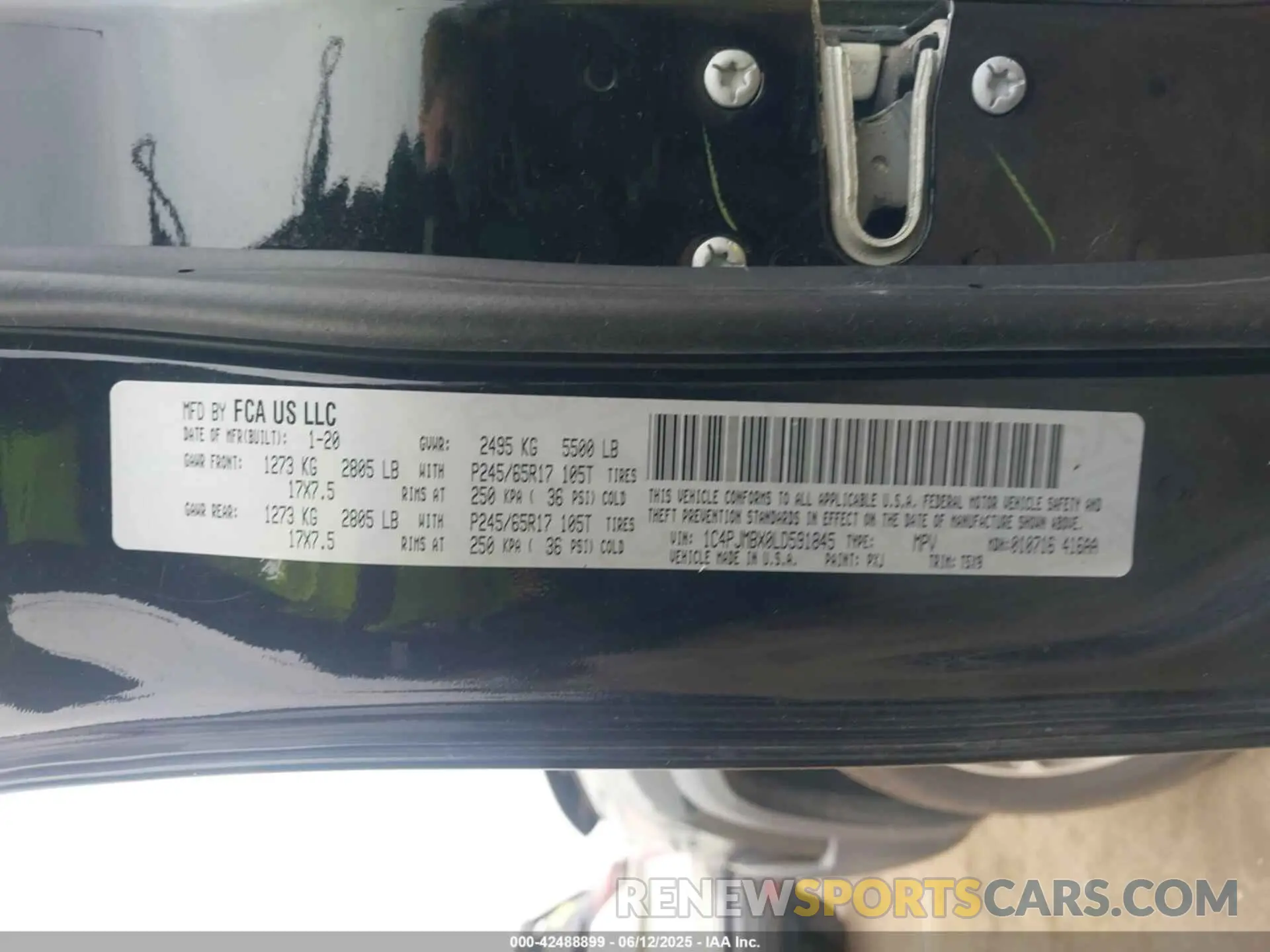 9 Фотография поврежденного автомобиля 1C4PJMBX0LD591845 JEEP CHEROKEE 2020
