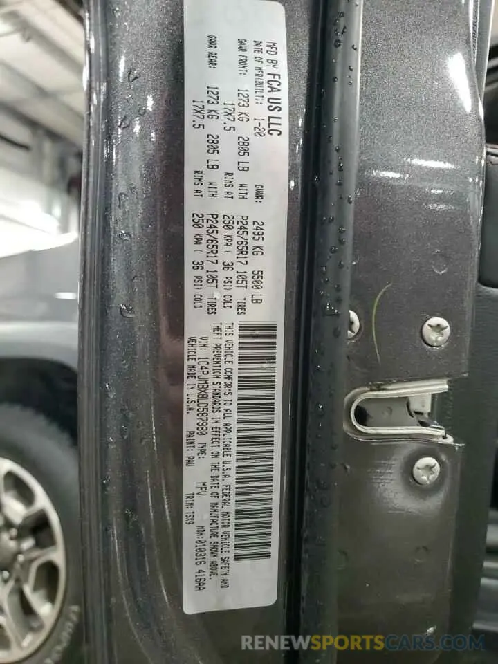 14 Фотография поврежденного автомобиля 1C4PJMBX8LD587980 JEEP CHEROKEE 2020