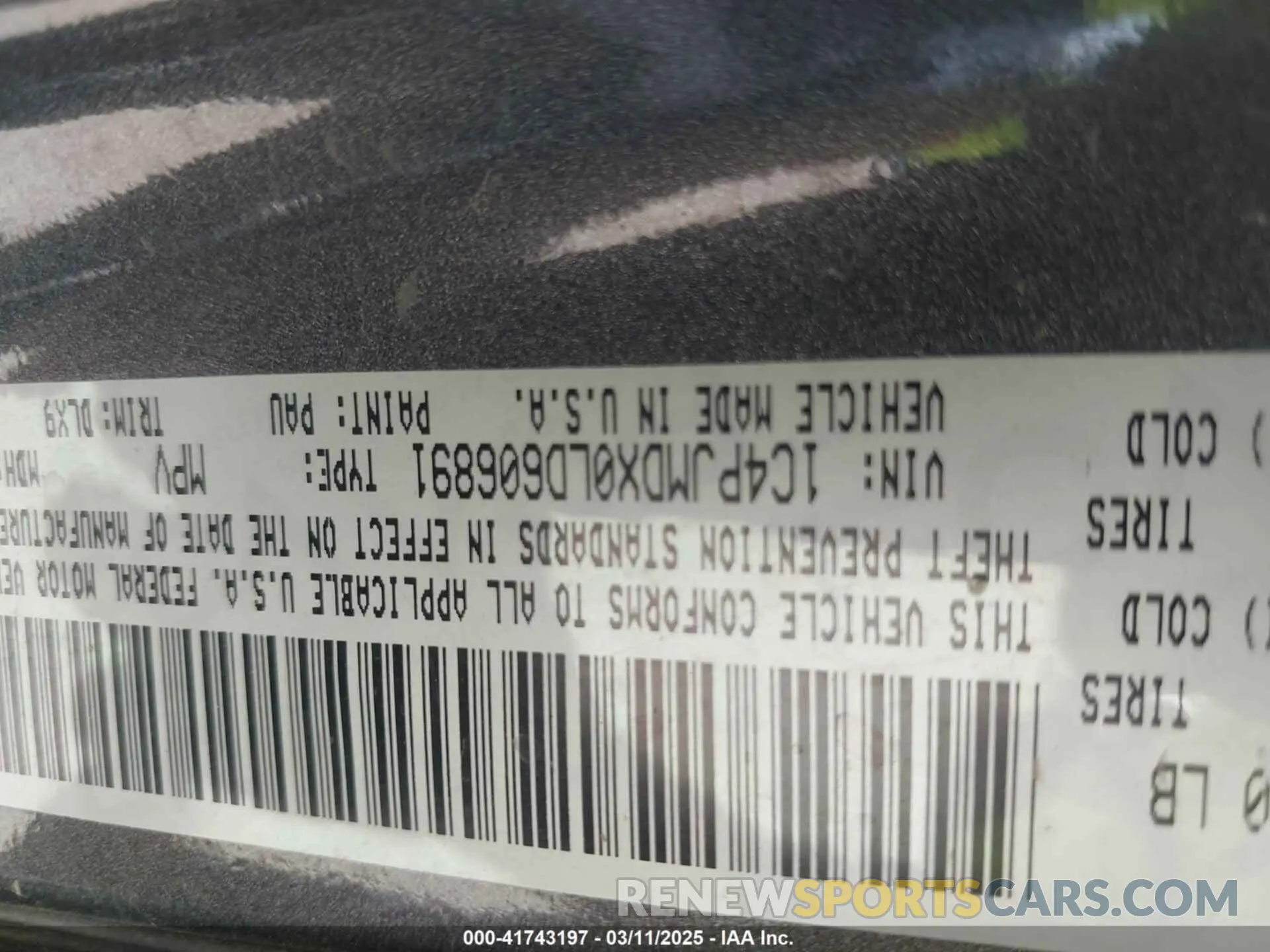 9 Фотография поврежденного автомобиля 1C4PJMDX0LD606891 JEEP CHEROKEE 2020
