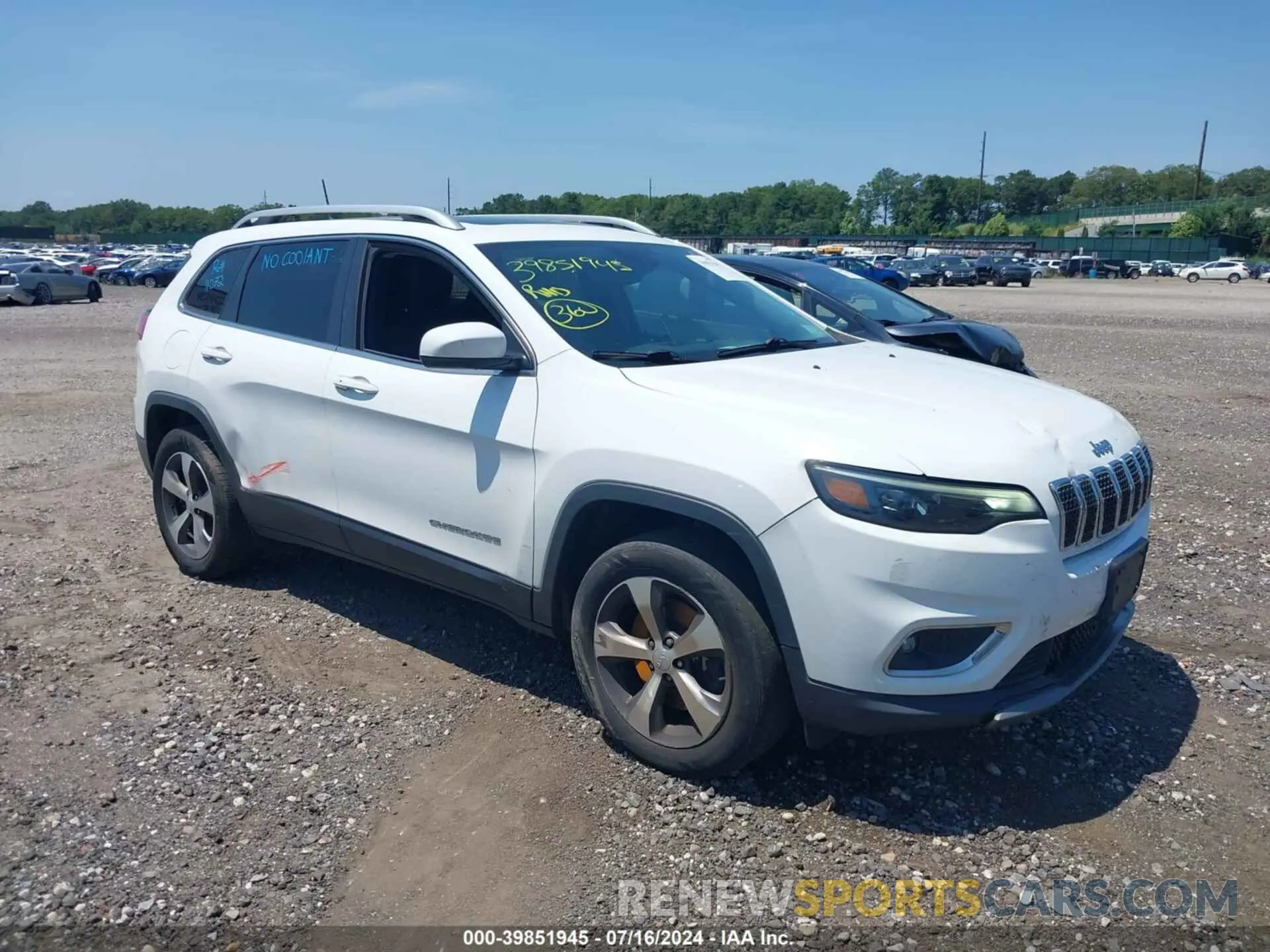 1 Photograph of a damaged car 1C4PJMDX0LD622279 JEEP CHEROKEE 2020