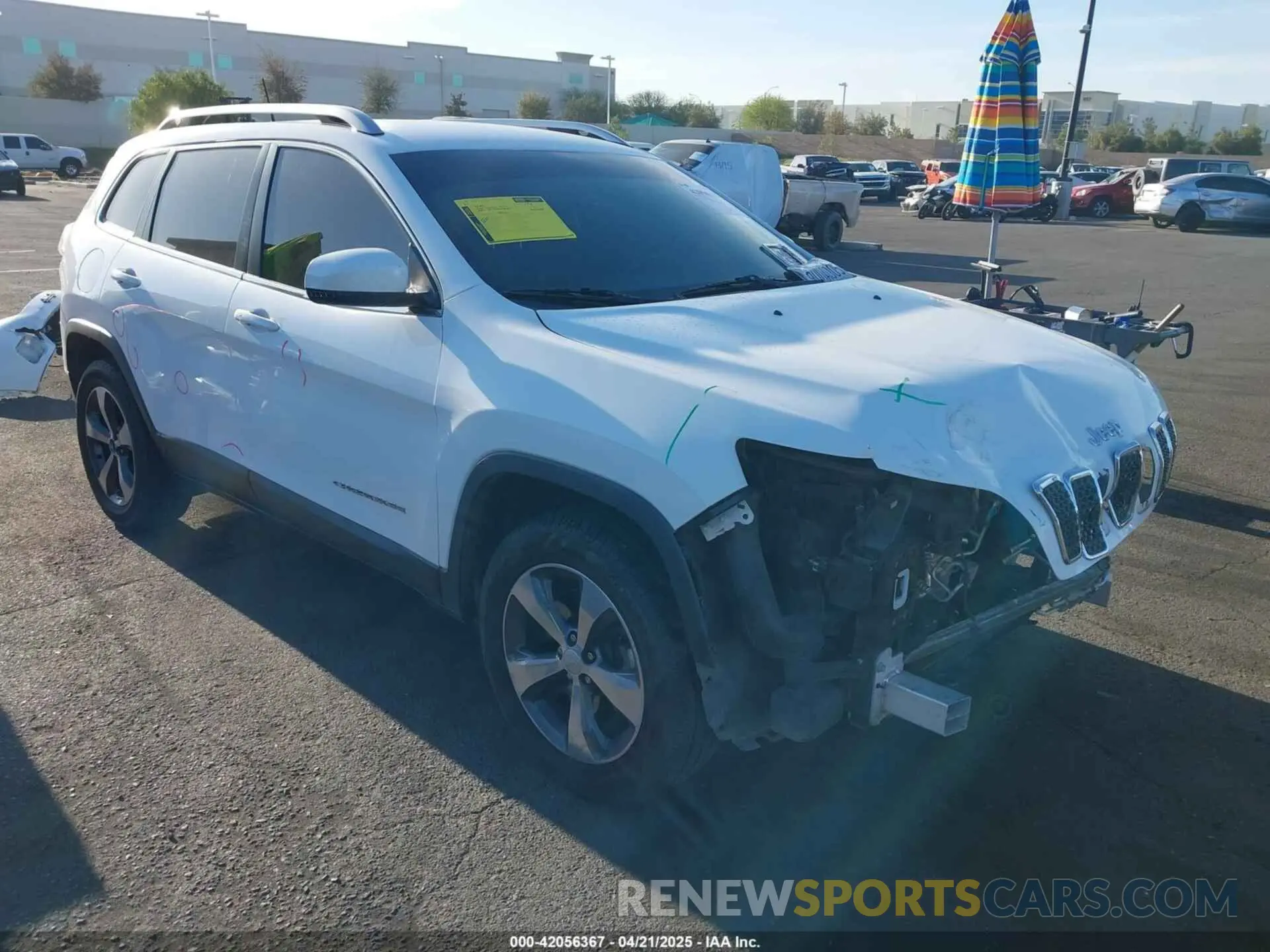 1 Фотография поврежденного автомобиля 1C4PJMDX4LD574124 JEEP CHEROKEE 2020