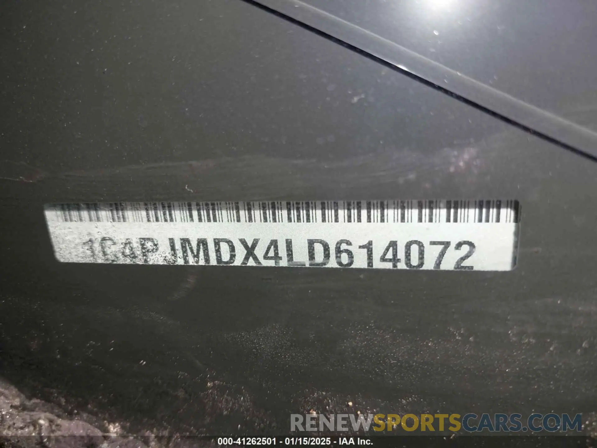 9 Фотография поврежденного автомобиля 1C4PJMDX4LD614072 JEEP CHEROKEE 2020