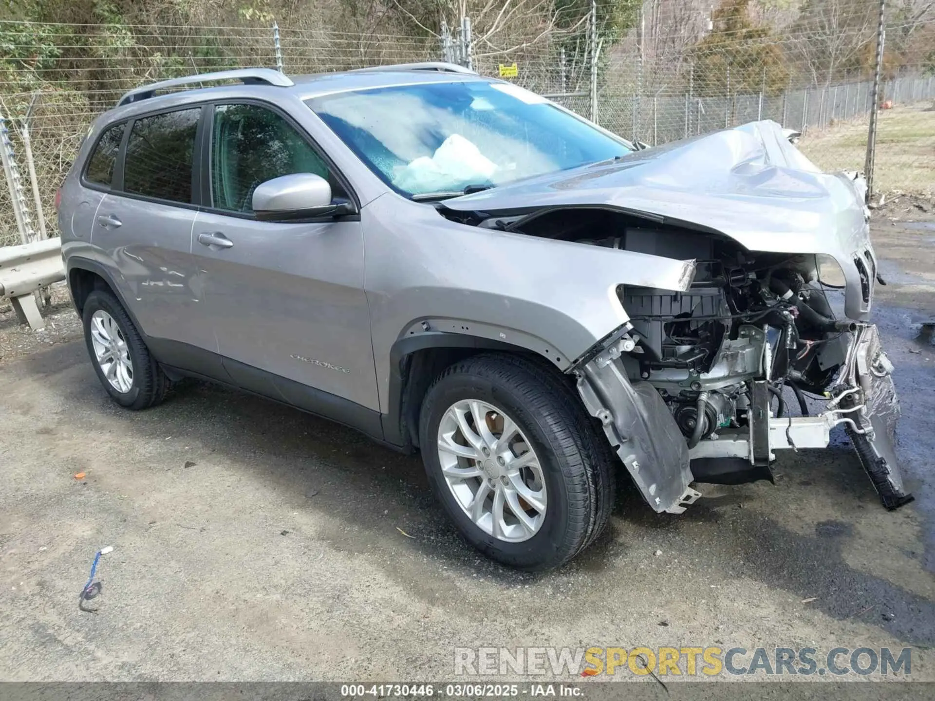 1 Photograph of a damaged car 1C4PJLCB7MD126946 JEEP CHEROKEE 2021