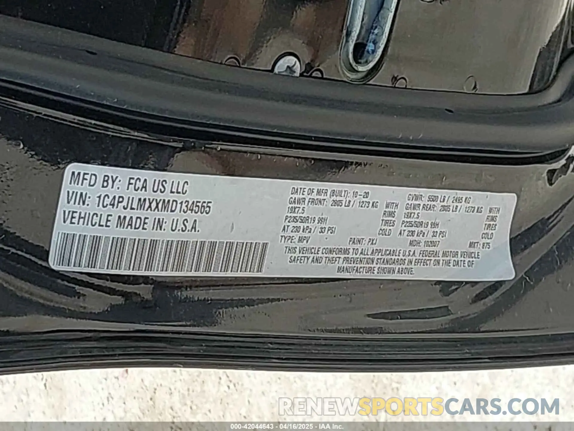9 Photograph of a damaged car 1C4PJLMXXMD134565 JEEP CHEROKEE 2021