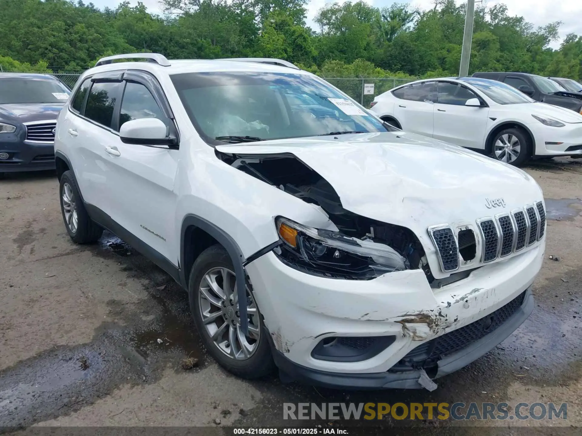1 Photograph of a damaged car 1C4PJLMXXMD239400 JEEP CHEROKEE 2021