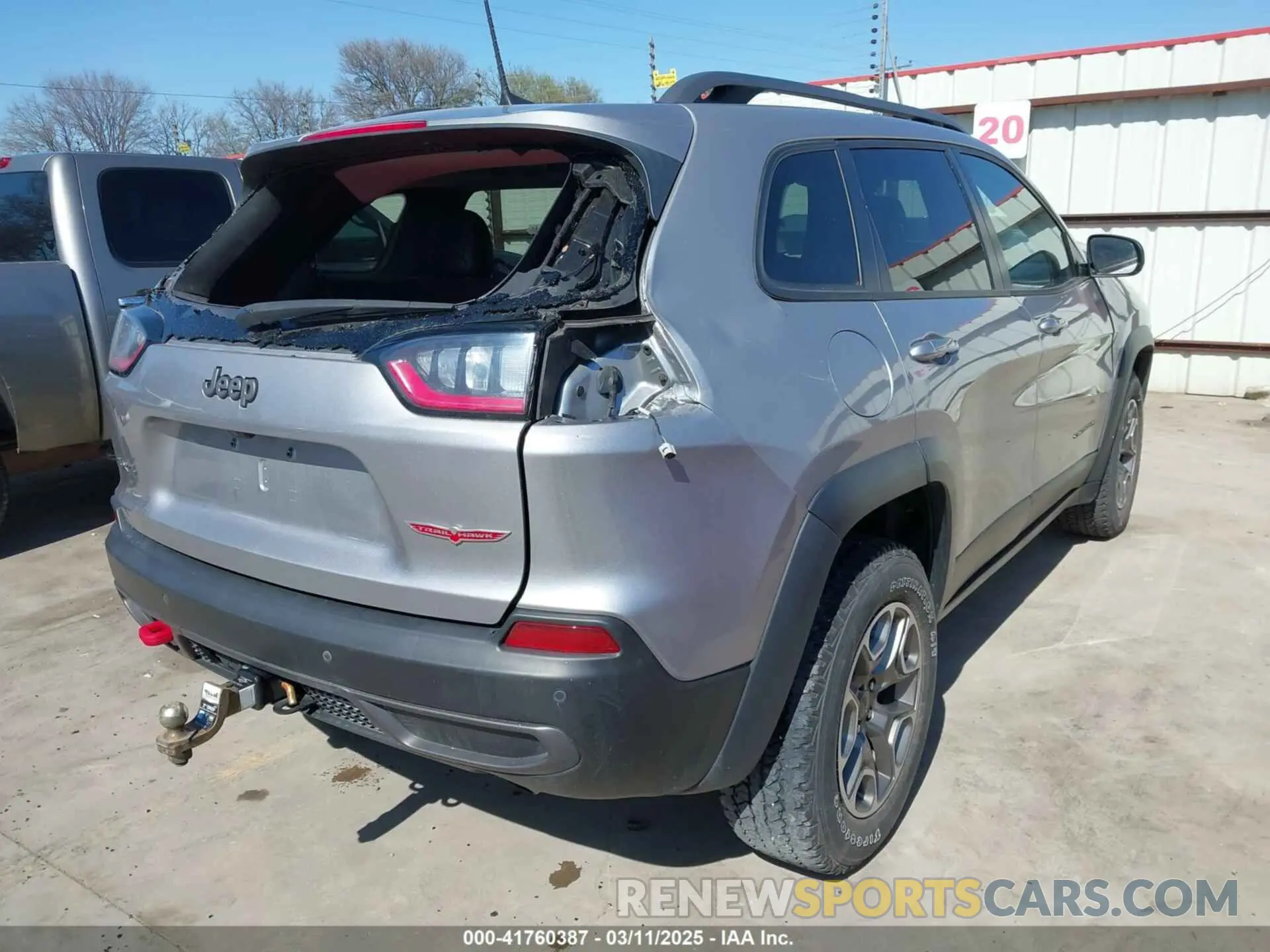 4 Photograph of a damaged car 1C4PJMBX0MD231122 JEEP CHEROKEE 2021