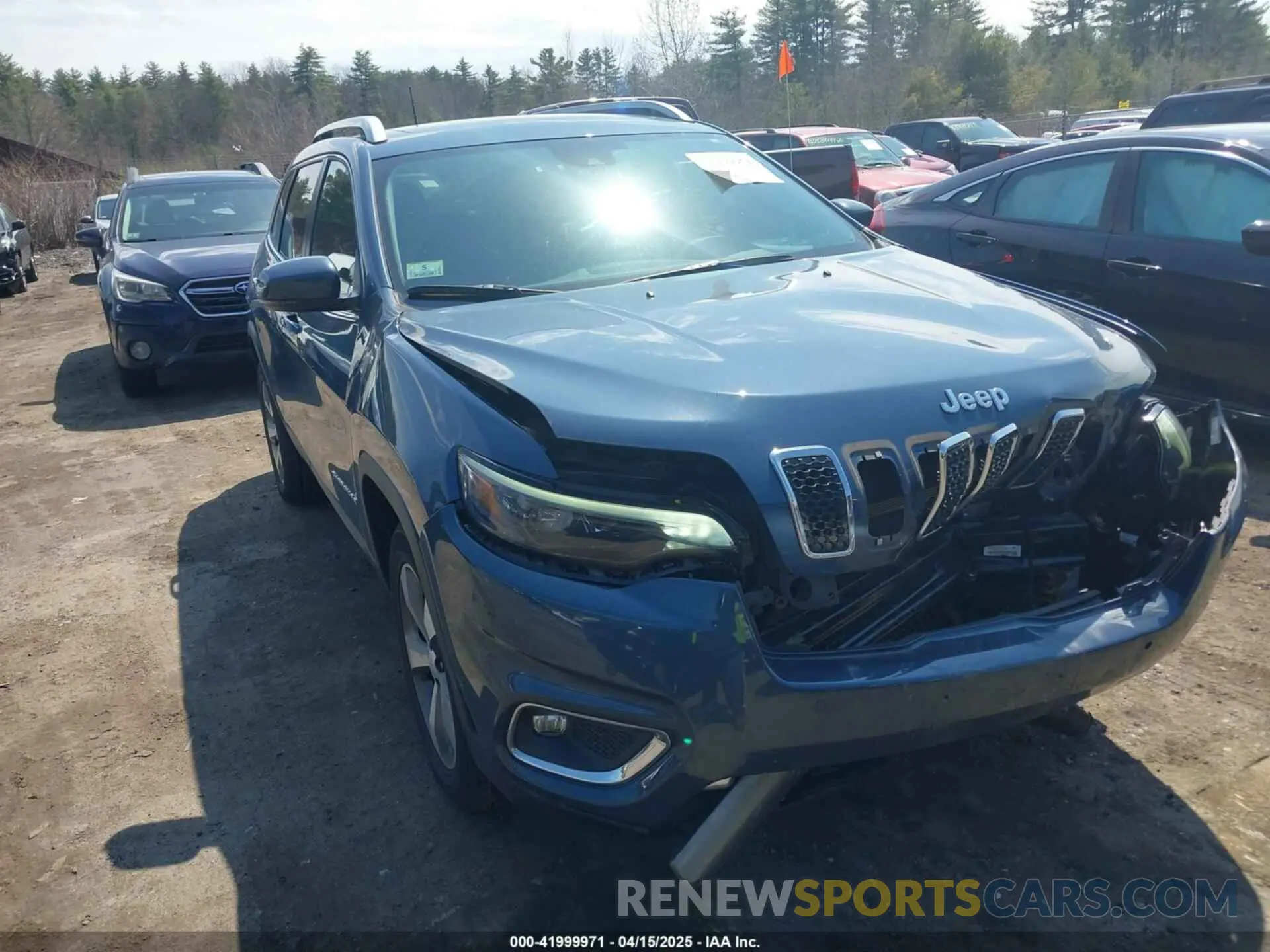 1 Photograph of a damaged car 1C4PJMDX2MD201391 JEEP CHEROKEE 2021