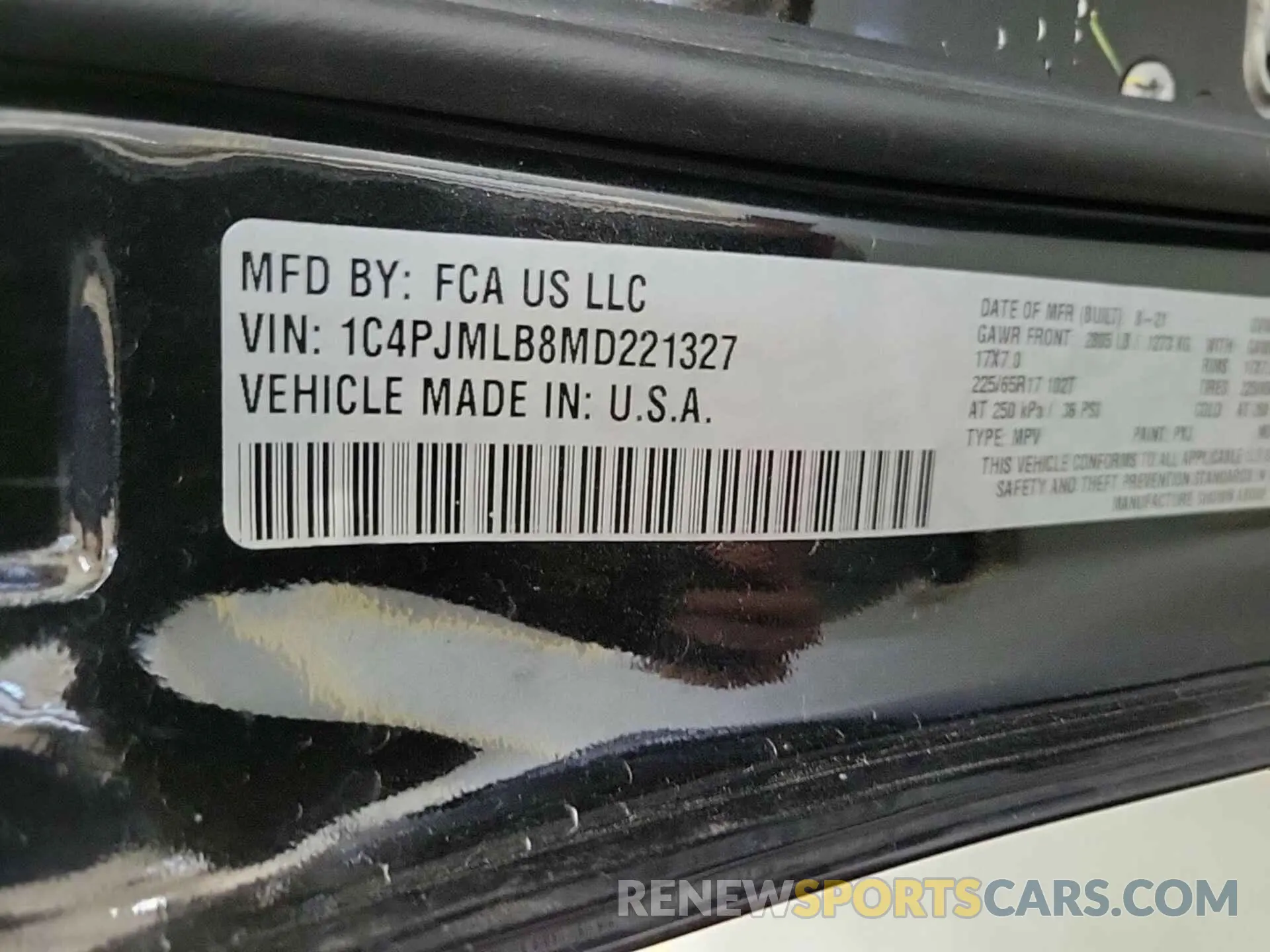 14 Фотография поврежденного автомобиля 1C4PJMLB8MD221327 JEEP CHEROKEE 2021