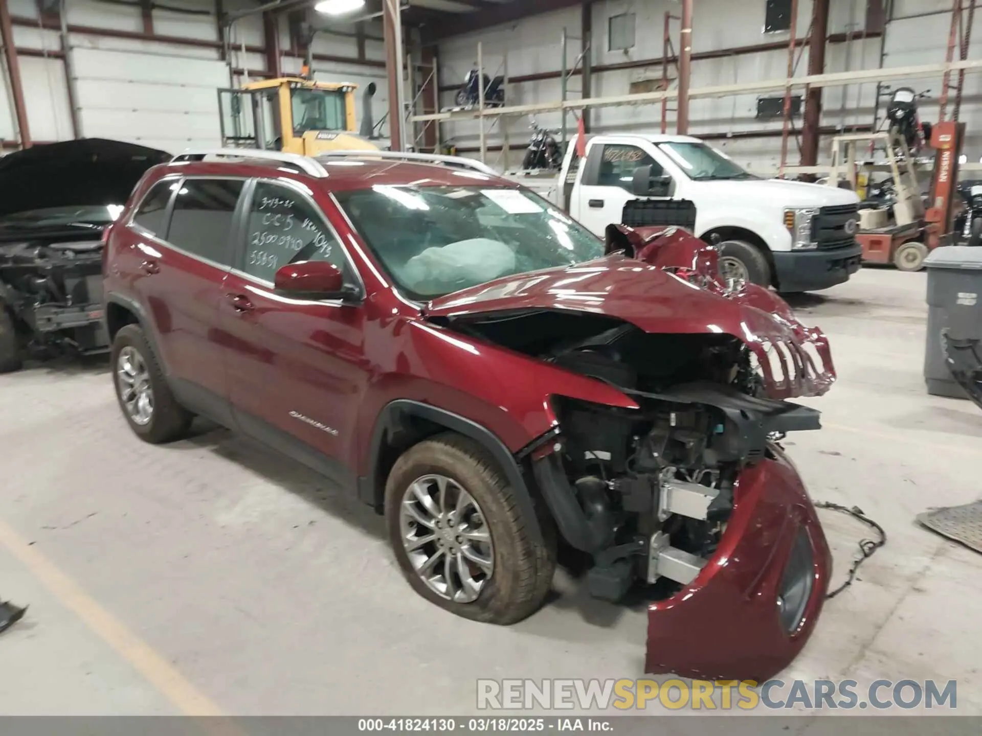 1 Photograph of a damaged car 1C4PJMMX1MD131043 JEEP CHEROKEE 2021