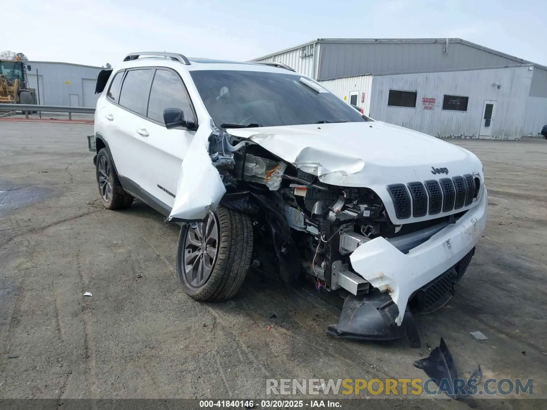 1 Photograph of a damaged car 1C4PJMMX6MD148808 JEEP CHEROKEE 2021